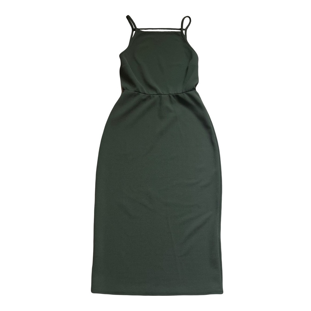 Oh My Love Forest Green Midi Dress